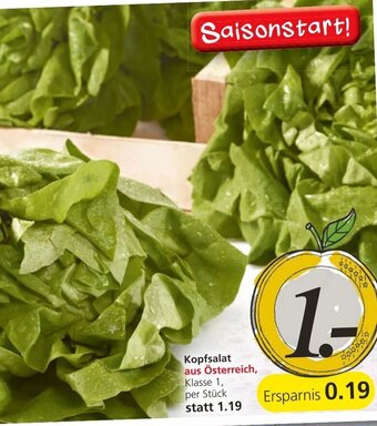 Spar Kopfsalat Angebot