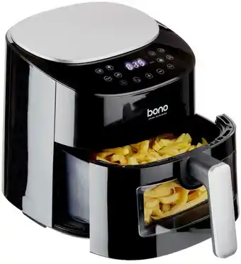 Möbelix Heißluftfritteuse exzellent 4,3 l schwarz mit sichtfenster Angebot