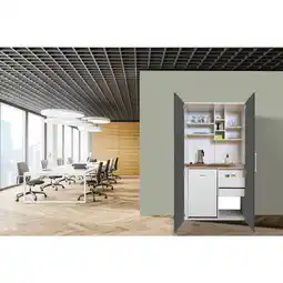 Möbelix Schrankküche mit kühlschrank + kochfeld 104 cm modern Angebot