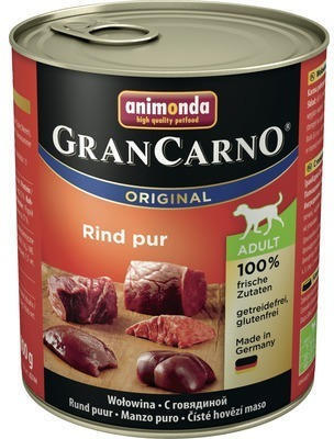 Hornbach Hundefutter nass animonda gran carno original adult rind pur 6x800 g Angebot