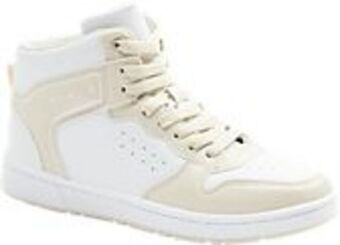 Deichmann Mid cut sneaker in weiß Angebot