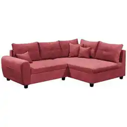 Möbelix Ecksofa mit schlaffunktion + kissen lea, polyester-nylon Angebot