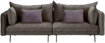 Möbelix Big sofa sing mit kissen b: 262 cm braun samt Angebot