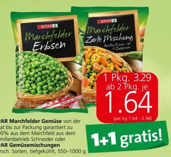 Spar Marchfelder gemüse Angebot