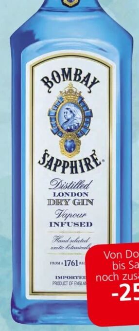 Spar London dry gin Angebot