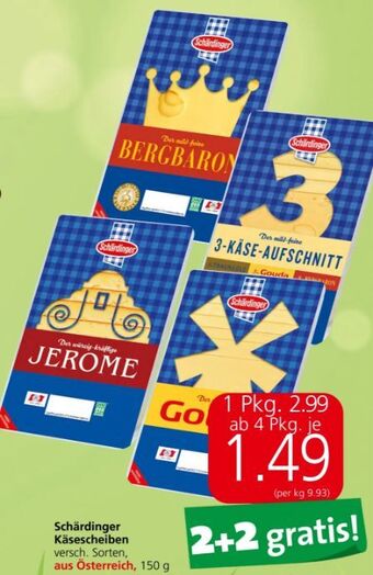 Spar Käsescheiben Angebot