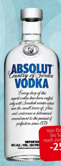 Spar Vodka Angebot