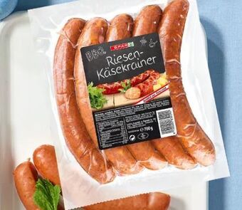 Spar Riesen käsekrainer bbq Angebot