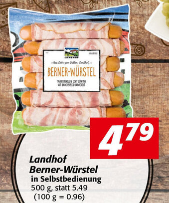 Nah&Frisch Landhof Berner-Würstel 500g Angebot
