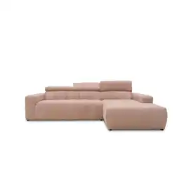 Möbelix Ecksofa + kopfteilverstellung brandon pink mikrofaser Angebot