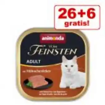 Zooplus 26 + 6 gratis! 32 x 100 g animonda vom feinsten adult Angebot