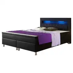 Möbelix Boxspringbett mit topper & beleuchtung 180x200 monaco Angebot