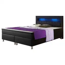 Möbelix Boxspringbett mit topper & beleuchtung 180x200 monaco-f Angebot