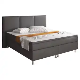 Möbelix Boxspringbett mit topper lederlook 180x200 oslo Angebot