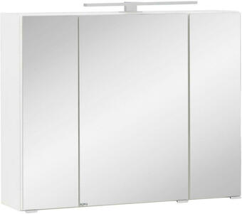 Möbelix Spiegelschrank kopenhagen led 3 türen 80x64x20 cm Angebot