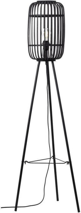 Möbelix Stehlampe holz woodrow schwarz mit fußschalter Angebot