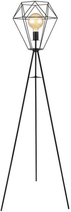 Möbelix Stehlampe priska schwarz mit gitter-design mit schalter Angebot