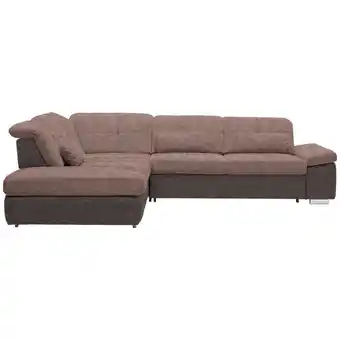 XXXLutz Ecksofa in chenille braun, graubraun Angebot