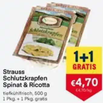 MPreis Strauss Schlutzkrapfen Spinat & Ricotta 500g Angebot