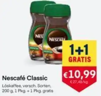 MPreis Nescafé Classic 200 g Angebot