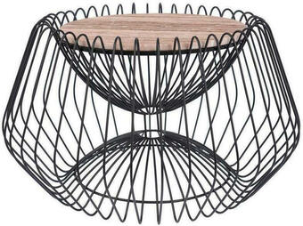 Möbelix Beistelltisch malibu braun/schwarz Angebot