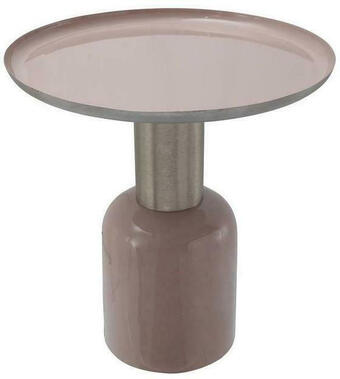 Möbelix Beistelltisch art deco silberfarben/altrosa Angebot