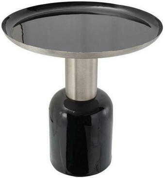 Möbelix Beistelltisch art deco schwarz/silberfarben Angebot