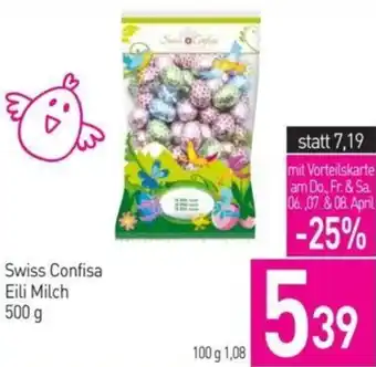 Sutterlüty Swiss Confisa Eili Milch 500g Angebot