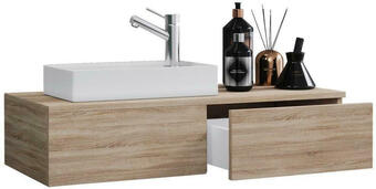 Möbelix Waschbecken mit unterschrank gudas 85 cm, sonoma eiche Angebot