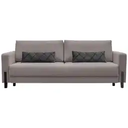 Möbelix 3-sitzer-sofa mit schlaffunkt. lilli mit kissen grau Angebot