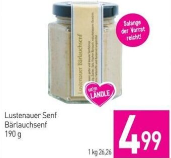 Sutterlüty Lustenauer Senf Bärlauchsenf 190g Angebot