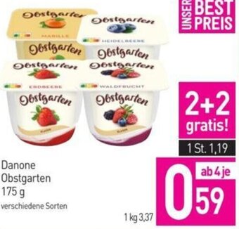 Sutterlüty Danone Obstgarten 175g Angebot