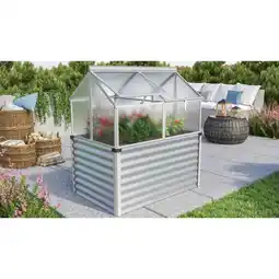 Möbelix Hochbeet mit frühbeetaufsatz gaia jumbo hkp 83x135x122 cm Angebot