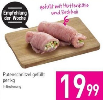 Sutterlüty Putenschnitzel gefüllt per kg Angebot