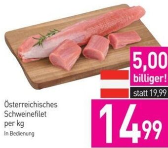Sutterlüty Österreichisches Schweinefilet per kg Angebot