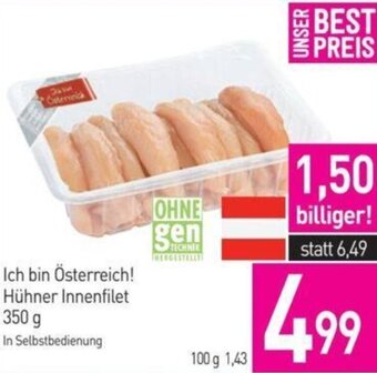 Sutterlüty Ich bin Österreich! Hühner Innenfilet 350 g Angebot