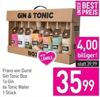 Sutterlüty Franz von Durst Gin Tonic Box 1x Gin 6x Tonic Water 1 Stk. Angebot