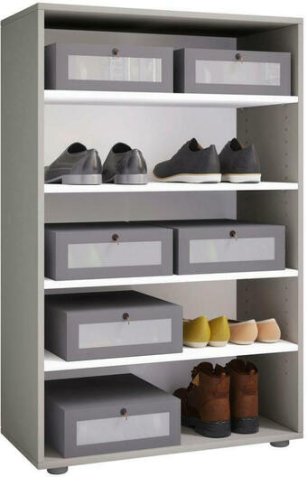 Möbelix Schuhregal lona xl 5 ablagen grau h: 110 cm Angebot