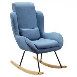 Möbelix Schaukelstuhl rocky holz blau Angebot