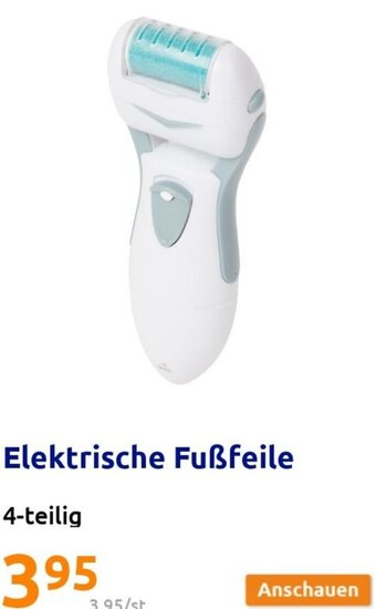 Action Elektrische Fußfeile 4-teilig Angebot