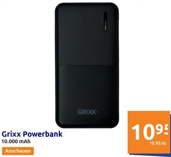 Action Grixx Powerbank 10.000mAh Angebot