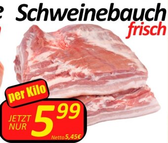 Wurstico Schweinebauch per kilo Angebot