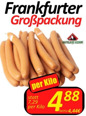 Wurstico Frankfurter per kilo Angebot