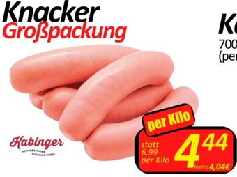 Wurstico Knacker per kilo Angebot