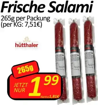 Wurstico Frische Salami 265 g Angebot