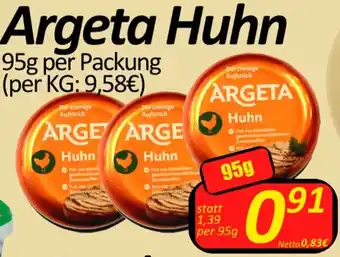 Wurstico Argeta Huhn 95 g Angebot