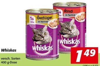 Nah&Frisch Whiskas 400 g Angebot