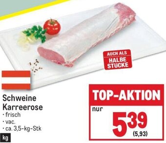 Metro Schweine Karreerose 3,5-kg-Stk Angebot