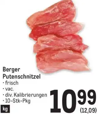 Metro Berger Putenschnitzel 10-Stk Angebot