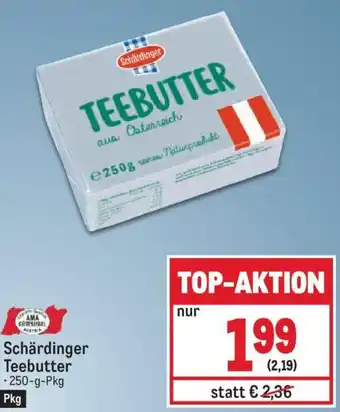 Metro Schärdinger Teebutter 250-g Angebot
